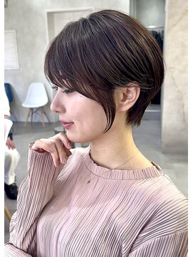 ロンドソレイユ 池袋(Lond soleil) バング顔周りレイヤーショート/池袋