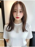 ミルクティーブラウン　ケアブリーチ　韓国風