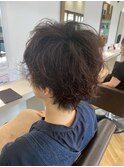 パーマ×ショート
