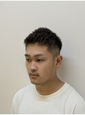 男らしさを感じる短髪フェード