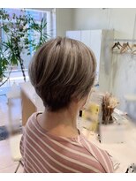 ラピッシュ 二和向台店&nbsp;【白髪ぼかし】白髪を活かして！ホワイトグレージュ