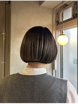 フープ 川越(hoop) カラーで遊ぶミニボブスタイル