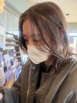 ヘアラウンジ アングゥ(hair lounge ungu)&nbsp;ハイライト×シルバーベージュ