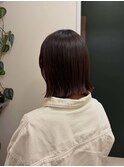大人切りっぱなしボブ