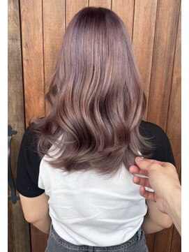 桃の木 ヘアー(桃の木 hair) ダブルカラー×ピンクバイオレット