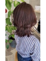 マル 薬院浄水店(MAR.co) 外ハネくびれミディアムレイヤー