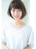 【Un ami】大人かわいい・小顔ひし形ボブ　松井