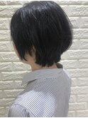暗髮ショート