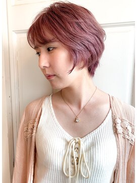 ヘアーワークス ヘルム 渋谷店(HAIR WORKS HELM) [HELM渋谷]ふんわりマッシュショートボブ