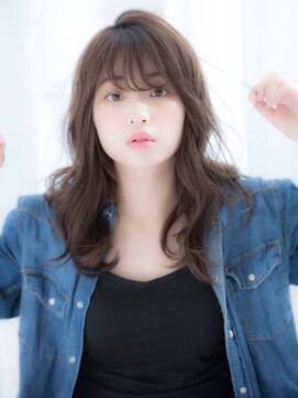 ネオリーブ チロル 横浜西口店(Neolive CiroL.) シースルー　ゆる巻き　ふんわり　フォギーベージュ　ヘルシー