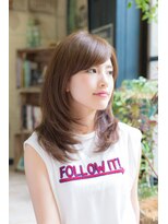 モンプ(momp) 【momp 宝塚 小林】伸ばしかけ 愛され セミディ カール ♪