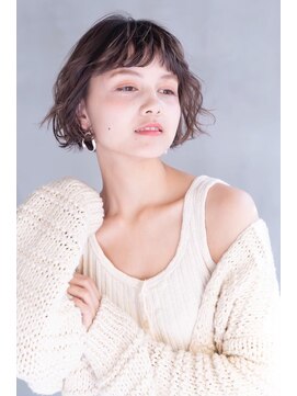 シエナ 渋谷(Siena) siena ピンクベージュ×フェザーバング　渋谷