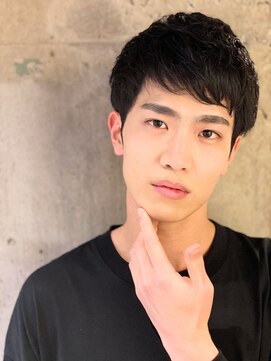 メンズココ 日本橋店(MENS COCO) 【好感度】くせ毛風パーマショートレイヤー【ビジネス】