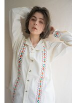 ルーム(Loom.)&nbsp;オリーブベージュ外はねボブ