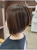 前下がりショートボブ
