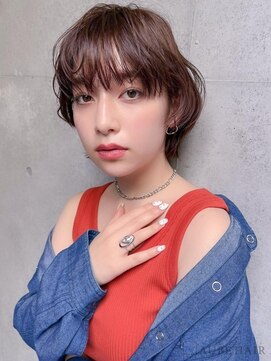 オーブ ヘアー マリア 西町店(AUBE HAIR maria) 20代・30代_大人可愛い/垢ぬけミニボブ