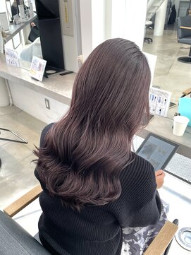 ソルア(soLua) 【岐阜市/髪質改善】ラベンダーグレージュ/透明感