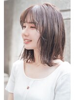 ケイト(kate) 【kate 大宮】オリーブベージュ×透け感ボブ