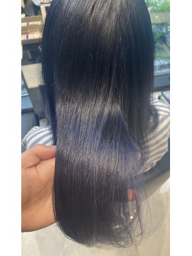 ハルキミナト ジャパン ヨコハマ(HARUKI MINATO japan YOKOHAMA) ブルーブラック　ツヤサラ　20代、30代、40代女性