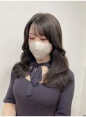 韓国風ヘア×アッシュブラウン