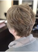 白髪ぼかしハイライト