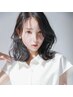 【オススメ☆】カット+美髪水素カラー（リタッチ）+トリートメント￥11,100