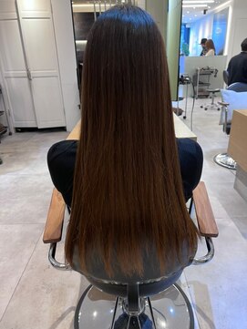 ジーナ 船橋(Zina) 髪質改善＊ロングレイヤーグレーベージュ＊美髪【Zina船橋】