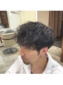 刈り上げ×ソフトツイストパーマ