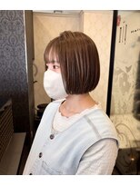 ミック ヘアアンドメイクアップ 直江津店(miq Hair&Make up)&nbsp;似合わせパツっとボブ♪
