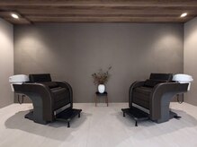 ソエル 東区 元町(SOEL)の雰囲気（ヘッドスパ用のシャンプー台で、至福のひとときを。）