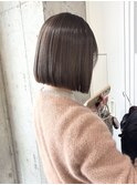 艶髪切りっぱなしボブ