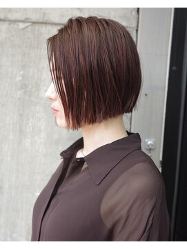 蜃気楼 切りっぱなしボブ