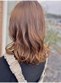 ミディアムヘア　ゆるカール　ヘアケア　ヘッドスパ20代30代40代