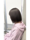 切りっぱなしボブ×グレー【原宿/i've】tomoya