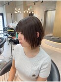 レイヤーカット/ハッシュカット/透明感/ダブル/ブリーチなし/夏