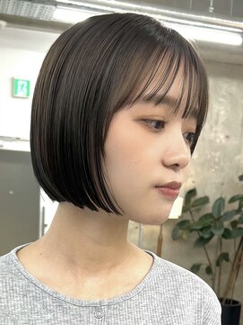 ノード(NODE) 栄艶感垢抜け丸みシルエットボブヘア