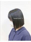 切りっぱなしボブ