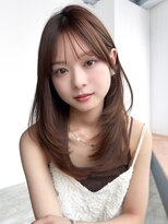 アイティーバイアルバム 八王子店(IT by ALBUM)&nbsp;ロング顔周りレイヤーフェイスフレーミング前髪カット_F1064