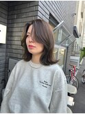 オリーブブラウンベージュレイヤーカット札幌大通バスセンター