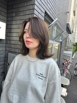 テンション(tension)&nbsp;オリーブブラウンベージュレイヤーカット札幌大通バスセンター