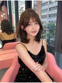 韓国風/内巻き/ボブレイヤー/20代/10代/ミディアム