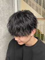 ティアム 渋谷店(Tiam shibuya)&nbsp;ハイライト/マッシュパーマ/ウルフ/アッシュブラック/渋谷駅