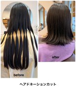 エメールヘア(aimere hair)&nbsp;2回目の挑戦ヘアドネーション外ハネ
