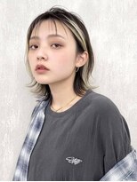 ネハス 名古屋栄店(nehus.)&nbsp;インナーカラー/ブリーチカラー/レイヤーカット/ダブルカラー