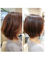 コモレビ(ko.mo.re.bi)&nbsp;骨格補正カット+縮毛矯正