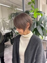ジービージー(GBG) くびれショートボブ40代50代グレイカラー白髪染め白髪ぼかし