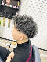 ルッソ 白浜店(LUSSO) ツイストパーマ金メッシュ