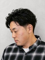 アストロ(ASTRO) フェード×波巻きパーマ|清潔感ヘア