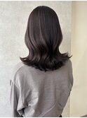 ラベンダーブラウン　くびれヘア r