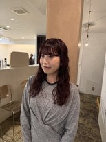 ユッカ 梅田(YUCCA) 【 YUCCA 】大人可愛い20代/カシスレッド/ロングパーマ